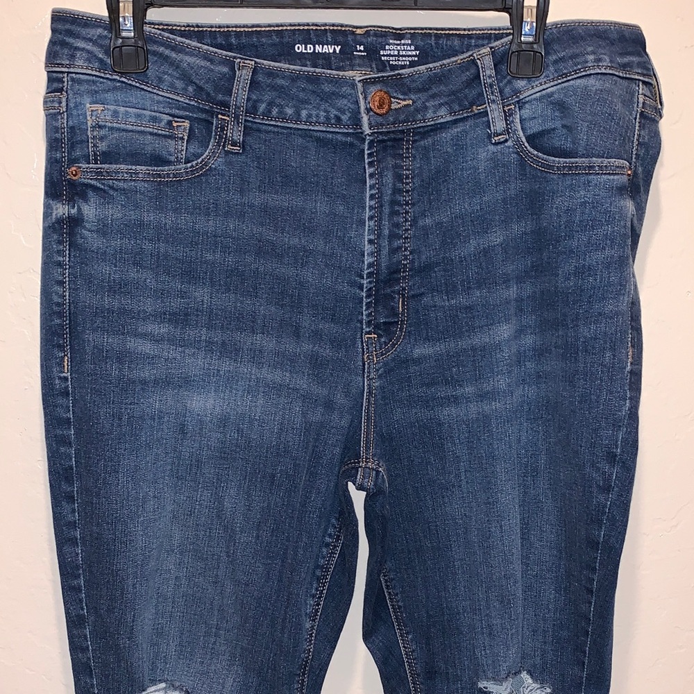 Old Navy Women's Deep Indigo Skinny Jeans